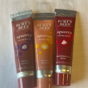 NWT $12 for 3 BURT’S BEES® LIP BALM Bundle